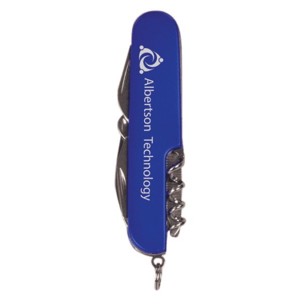 Blue 8-Function Pocket Knife