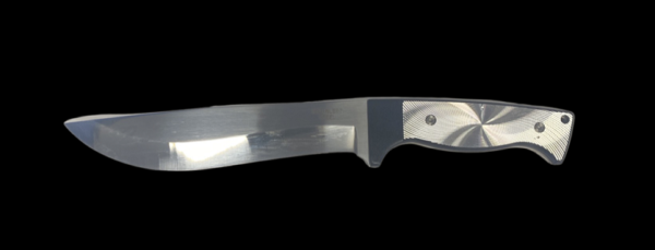 laser engraved hunting knife